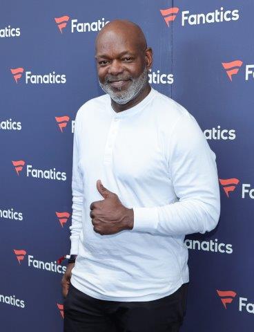 Emmitt Smith at Michael Rubins 2022 Fanatics Super Bowl Party credit Getty Images